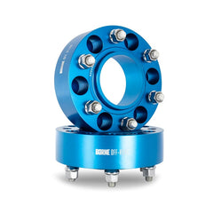 Mishimoto Wheel Spacers - 6x139.7 - 77.8 CB - 38.1mm - Blue