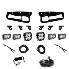 Baja Designs 21-25 Ford Bronco Squadron 2.0 Pro (Spot) / S2 Sport D/C W/C FPK Steel Bmpr w/UP -Clear