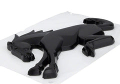 Ford Racing Bronco Rear Emblem - Matte Black