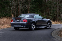 MBRP 99-04 Ford Mustang GT 4.6L 2.5in. Dual Split Rear AL Cat Back w/ 3.5in. Dual Wall Blk. Tips