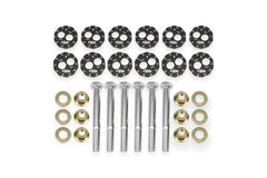 BMR 97-04 Chevrolet Corvette C5 Front & Rear Lower Control Arms Camber Bolt Kit - Black Anodized