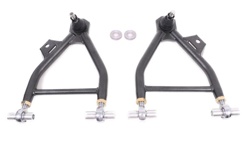 BMR 94-04 Mustang Lower A-Arm (Coilover Only) w/ Adj. Rod End and STD. Ball Joint - Black Hammertone