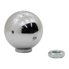 Round Billet Shift Knob 2" 5 Speed Engraved (fits 79-04 Mustang)