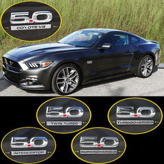 Emblem Finisher Chrome Set (fits 11-23 Ford Mustang) UPR