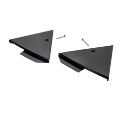 Billet Mirror Trim Plate Kit Black (fits 87-93 Ford Mustang) UPR