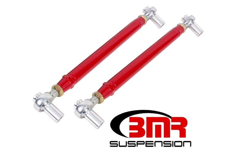 BMR 99-04 Mustang Chrome Moly Lower Control Arms w/ Double Adj. Rod Ends - Red