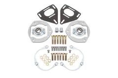 BMR 16-24 Chevy Camaro Caster Camber Plates - Black Hammertone