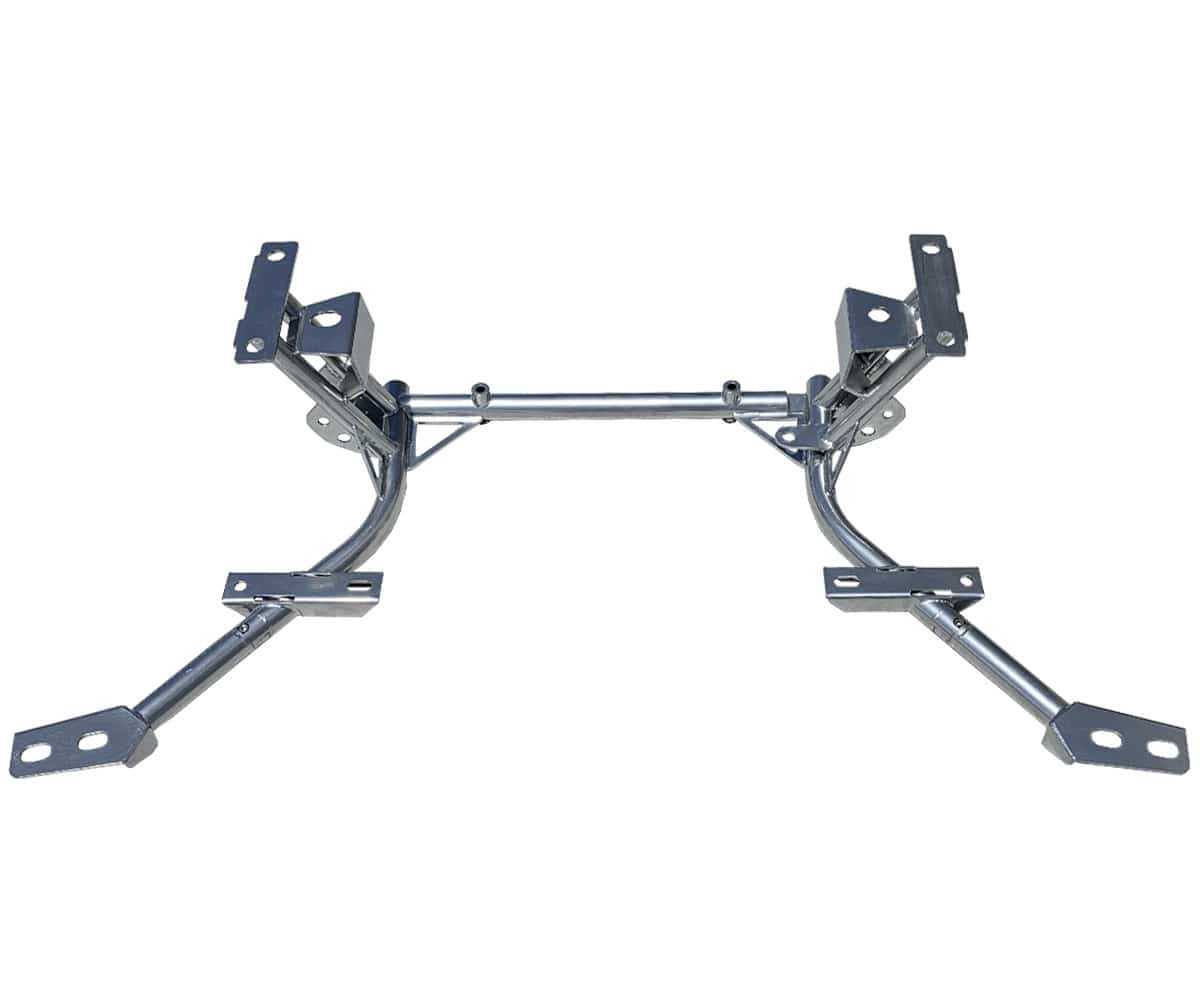 UPR 4130 Chrome Moly Tubular K-Member for 2005-2014 Mustang S197 – silver powder coat