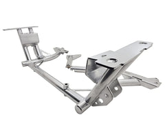 UPR S197 K-Member close-up of 4130 seamless chrome moly tubing with TIG welding.