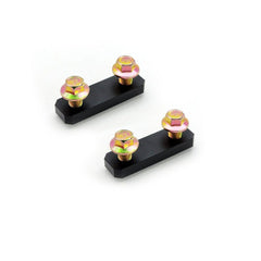 K-member Rear Retaining Nut Plates Pair (fits 79-04 Mustang) UPR