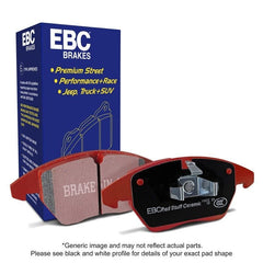 EBC 15+ Cadillac CTS 3.6 Twin Turbo Redstuff Rear Brake Pads