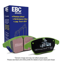 EBC 06-11 Dodge Nitro 3.7 Greenstuff Rear Brake Pads