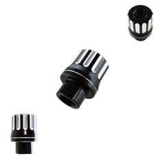 UPR 7075 Billet Aluminum Lug Nut M12-1.50 with .440" Shank (3007-103) Black and Machined