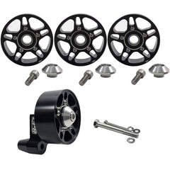 Billet Snub Idler Bracket 4pc Pulley Kit (fits 03-04 Cobra) UPR