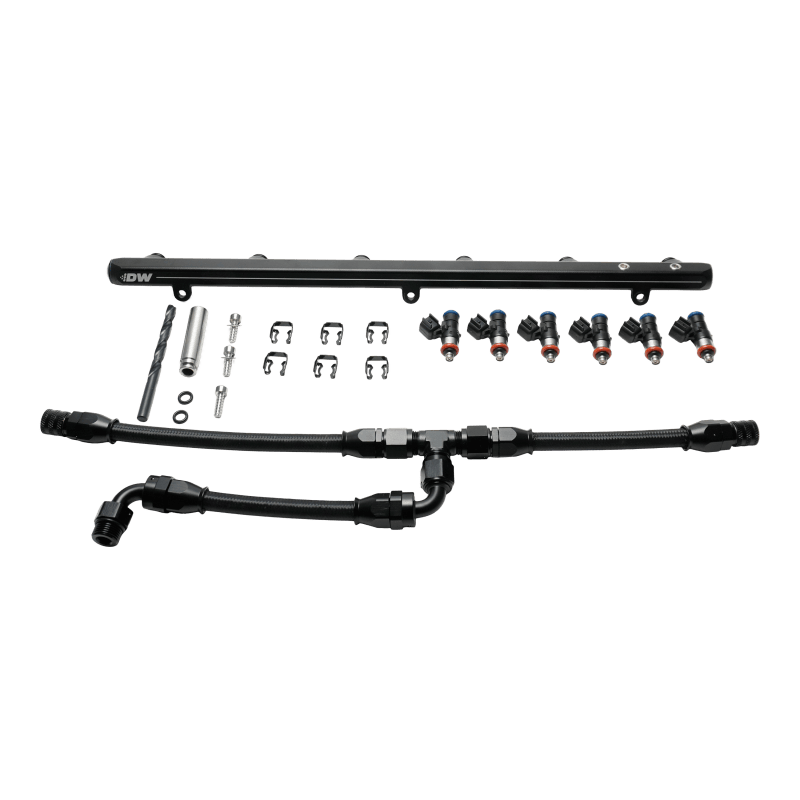 DeatschWerks Fuel Rail for BMW M2/M3/M4/X3M S58 Factory Manifold w/ Plumbing and 1000cc Injectors