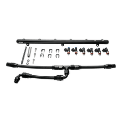 DeatschWerks Fuel Rail for BMW M2/M3/M4/X3M S58 Factory Manifold w/ Plumbing and 1000cc Injectors