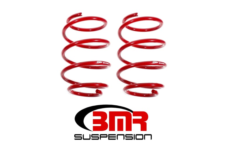 BMR 16-17 6th Gen Camaro V8 Front Performance Version Lowering Springs - Red
