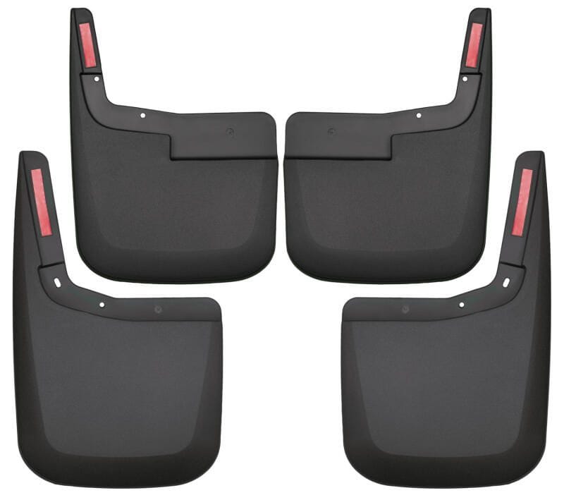 Husky Liners 2015-2017 Ford F-150 w/o Fender Flares Front and Rear Mud Guards - Black