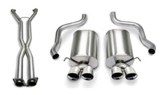 Corsa 07-08 Corvette 2.5in. Sport Series Cat-Back Dual Rear Exit with Twin 3.5in. Polished Tips