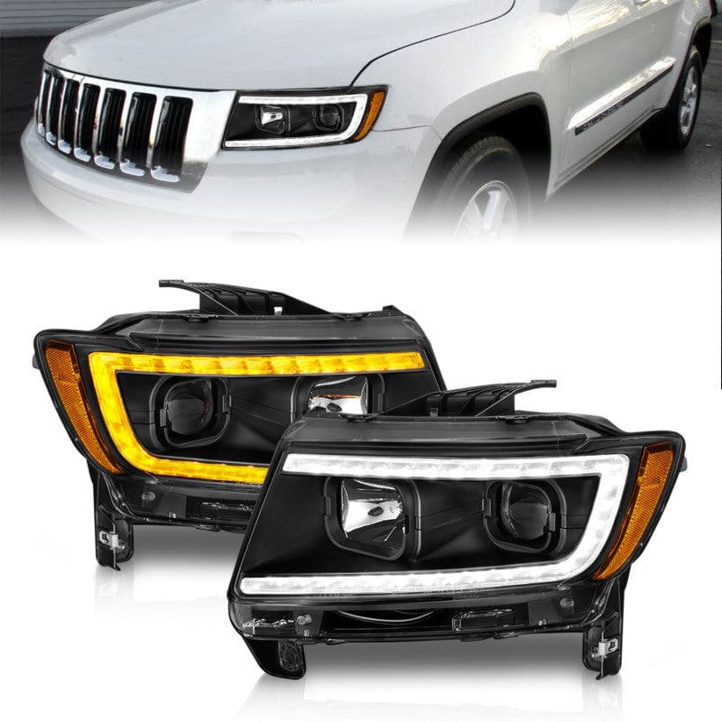 anzoページ ANZO 1999-2004 Jeep Grand Cherokee LED Tail Lights w/ Light Bar
