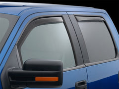 WeatherTech 04-08 Ford F150 Super Cab Front & Rear Side Window Deflectors - Dark Smoke