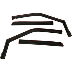 Westin 2015-2018 Ford F-150 SuperCrew In-Channel Wind Deflector 4pc - Smoke