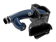 aFe 17-24 Ford F-150 Track Series Blue Kevlar Carbon Fiber C/A Intake System w/Black Pro 5R Filter