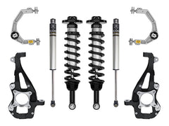 ICON 21-24 Ford F150 4WD 3.5-4.5in Stage 1 Suspension Sys Billet Uca