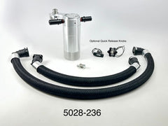 Plug N Play™ SC Oil Catch Can Separator 2.25 inch (fits 2018-2023 Jeep Trackhawk & 2021 Durango Hellcat 6.2) UPR