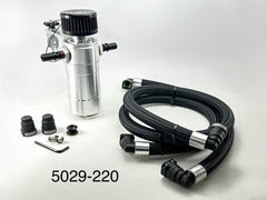 Plug N Play™ Billet Dual Inlet Breather Tank (fits 11-23 Mustang GT 5.0 or V6) UPR