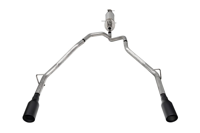 Corsa 25-26 Ram 2.5in Stainless Steel Sport Cat-back Dual Rear Exit 5.0in Black Tips
