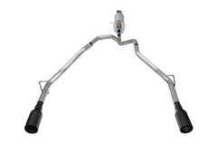 Corsa 25-26 Ram 2.5in Stainless Steel Sport Cat-back Dual Rear Exit 5.0in Black Tips