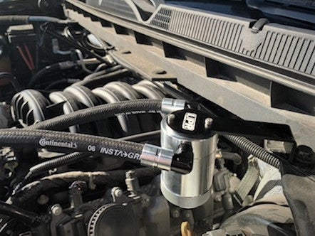 14-18 GM GMC Chevrolet 5.3L and 6.2L Catch Can for all Trucks and SUV s Silver