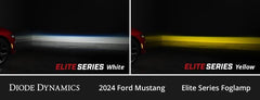 Diode Dynamics 2024 Ford Mustang GT Elite Series Add-On Fog Lamp Kit White