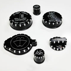 Billet Engine Cap Cover Package 6pc Kit (fits 21-25 Ford Bronco 2.3, 2.7) UPR