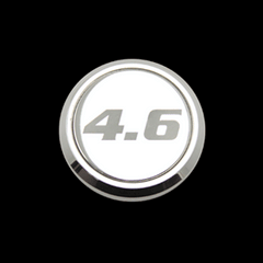 Billet Extreme Lighter Delete 4.6 Logo (fits 79-09 Mustang) UPR