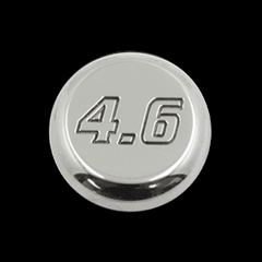 Billet Power Point Plug 4.6 Engraved (fits 96-09 Mustang) UPR