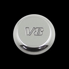 Billet Power Point Plug V8 Engraved (fits 79-09 Mustang) UPR