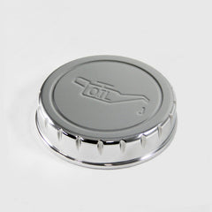 Billet Round Oil Cap Cover Oil Logo (fits 79-15 Ford Mustang) UPR