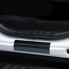 Putco 15-20 Ford F-150 - SuperCrew w/ F-150 Etching (4pcs) Black Platinum Door Sills
