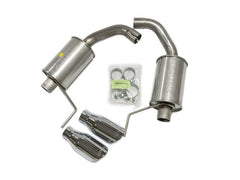Roush 15-26 Ford Mustang 3.7L/2.3L V6/I4 Exhaust Kit w/ Round Tips