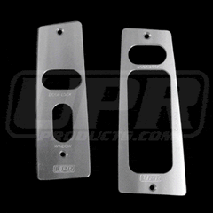 Billet "UPR" Window Switch Plates (fits 87-93 Ford Mustang) UPR