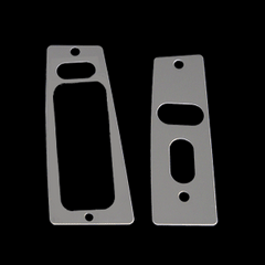 Stainless Steel Window Switch Plates (fits 87-93 Ford Mustang) UPR