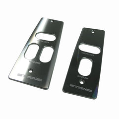 Billet Window Switch Plates Stang (fits 87-93 Ford Mustang) UPR