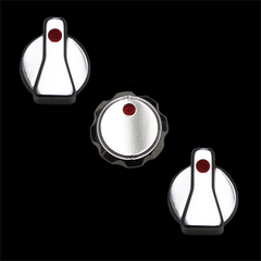 Billet Regular with Climate Control AC Knobs UPR (fits 89-04 Mustang)