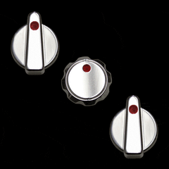 Billet Slimline with Climate Control AC Knobs UPR (fits 89-04 Mustang)