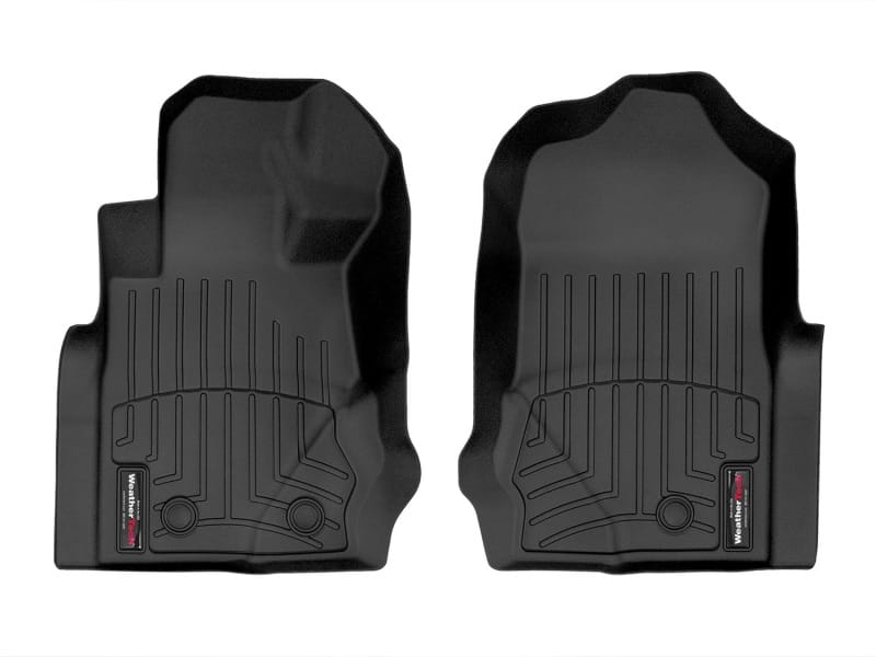 WeatherTech 2021+ Ford Bronco Vinyl (Vinyl Floors Only) Front Rubber Mats - Black