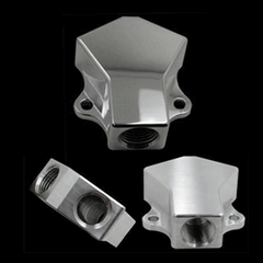 1/2" Billet Fuel Y Block (fits 79-04 Ford Mustang) UPR