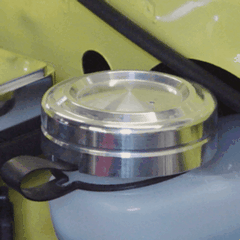 Billet Windshield Washer Cover (fits 98-09 Ford Mustang) UPR