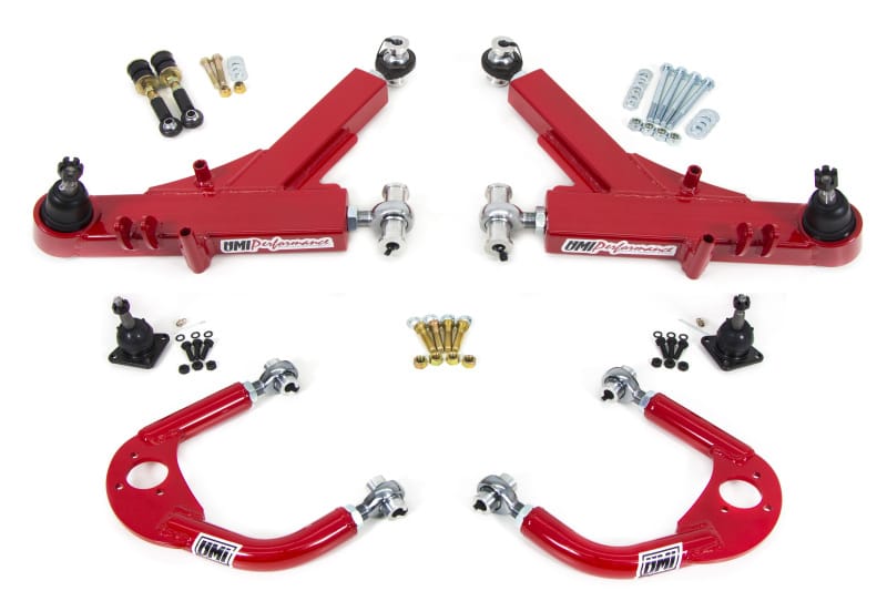 UMI Performance 93-02 GM F-Body A-Arm Kit Road Race Boxed Lower + Adj Upper